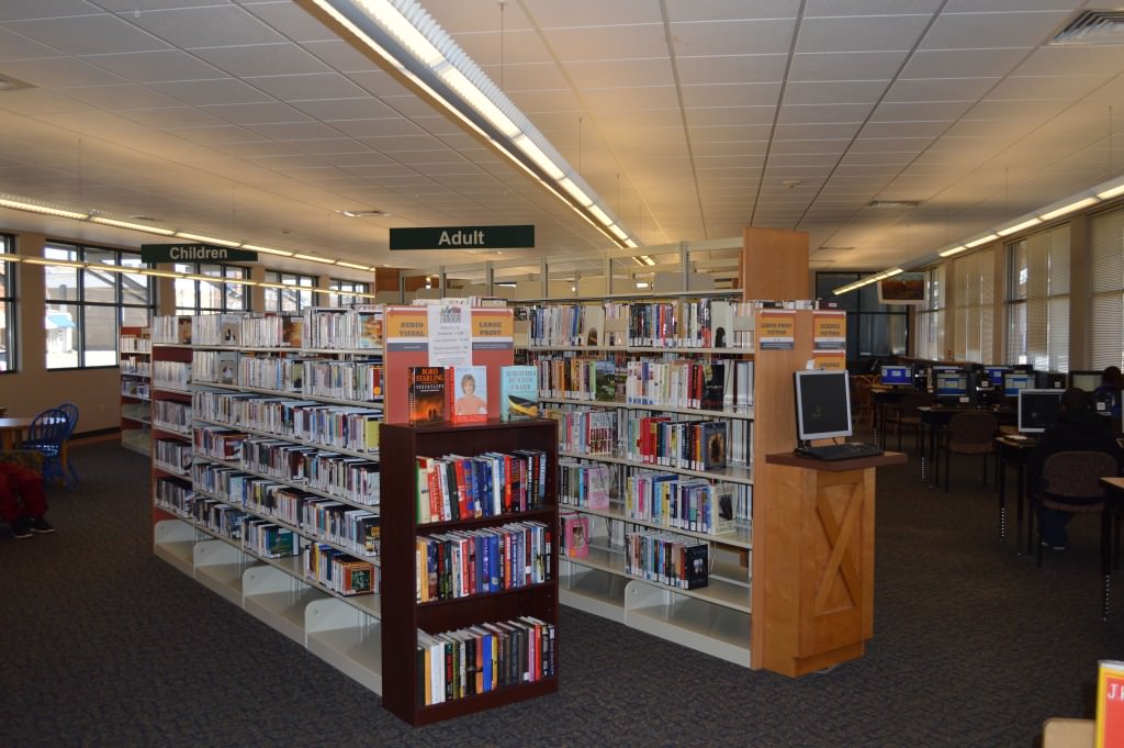 Inside the Belton Library