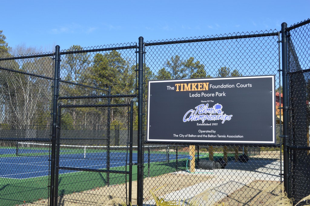 The Timken Tennis Courts at Leda Poore Park