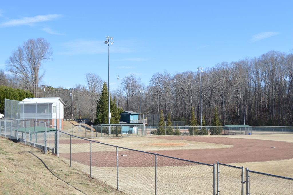 Little League baseball fields at Haynie Park